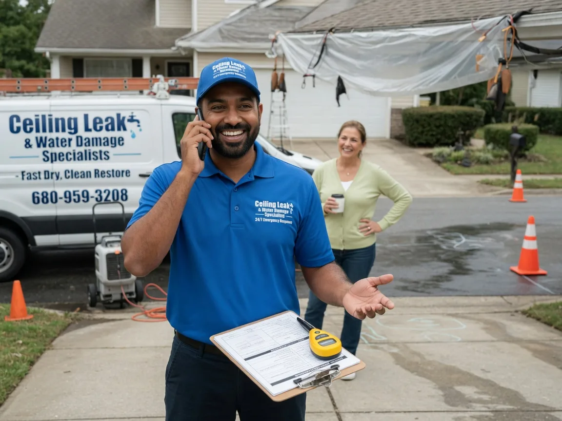 Ceiling Leak Cleanup Valley City, OH FAQs